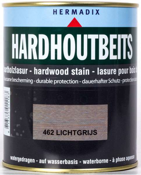 Hardhoutbeits 462 licht grijs 750 ml