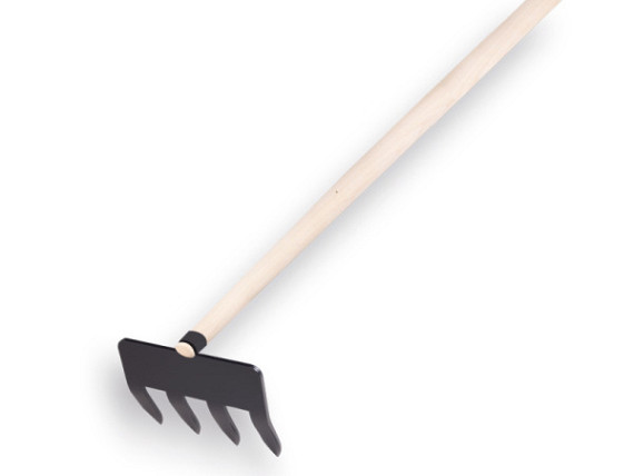 Sloothaak 4-tands met steel taps 340x4,5 cm