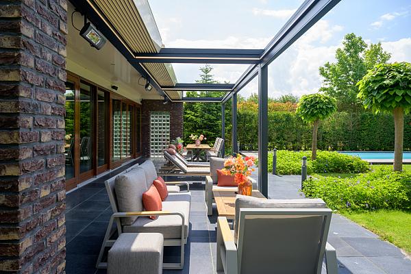 inschuifbare lamellenoverkapping en screens particulier hfd  7081