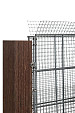 Grindschutting met maas 1 x 1 cm, 90 x 180 x 4 cm (BxHxD).