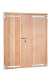 Douglas dubbele dichte deur inclusief kozijn, 168 x 201 cm, kleurloos geïmpregneerd.