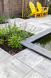 Vijverrand hoek Blue Moon Linea 50/30x50x3 cm