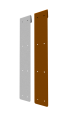 Flexline gegalvaniseerd verbindingshuls, hoogte 40 cm