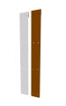 Flexline corten verbindingshuls, hoogte 56 cm