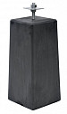 Betonpoer XL 22,5 x 22,5 x 40 cm incl. huls rond 20 mm, antraciet