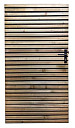 Verstelbare poortframe voor horizontale planken 100x180 cm - vuurverzinkt