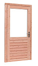 Douglas enkele deur Prestige 6-ruits met dubbelglas onbehandeld rechtsdraaiend 109 x 221 cm