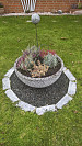 Graskanttegel Graniet Piazzo Grijs 25x10x3cm