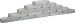 GRANIWALL GREY ROCKFACE 40X16X8CM