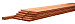 Betowood scherm douglas inclusief afdekkap 187 x 224 cm, kleurloos geïmpregneerd.