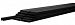 Betowood scherm douglas inclusief afdekkap 187 x 224 cm, zwart geïmpregneerd.