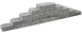 SLIMWALL BLUE MOON ROCKFACE 40X16X8CM