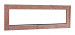 Douglas vast raam (zijlicht) Prestige met dubbelglas, 138,4 x 48,4 cm, onbehandeld.