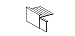 Roval Classic standaard daktrim 60x64mm Verbindingsplaatje - RAL 9005 Zwart
