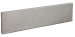 Grasband Grijs ronde kop 5x25x100cm