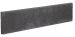 Grasband Zwart ronde kop 5x25x100cm