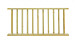 Hillhout Countryhek Excellent 180 x 80 cm, vuren groen geïmpregneerd.
