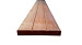 Bangkirai vlonderplank hardhout 27x190mm 335cm lengte profiel 1338 (V-groef 6cm)