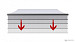 Volant T200 950x200 cm (diverse maten)