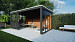 Buitenverblijf Palermo 4300x3100x2450mm (bxdxh)