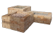 Combiwall Splitton Uno Mont Blanc 30x15x12cm