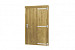 Douglas enkele deur inclusief kozijn extra breed en hoog, rechtsdraaiend, 110 x 214,5 cm, groen geïmpregneerd.