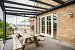 Overkapping Trendline vrijstaand glas 795x350 cm (bxd)