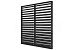 Louvre horizontaal draaibaar 2230x2200mm - module H zwart