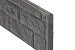 Betonplaat Rotsmotief 4,8 x 36 x 184 cm, antraciet ongecoat