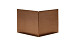 Uitwendige hoek Kantopsluiting corten Single / Flex 10 cm