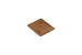 Koppelplaat corten 10 cm