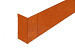 Hoekstuk corten uitwendig 15x28x15 cm