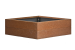 Bloembak - CORTEN 60x60x28 cm