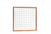 Douglas Betonijzertrellis met maas 7,5 x 7,5 cm, in raamwerk 4,5 x 7 cm, 180 x 180 cm, onbehandeld.