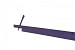 COL-MET bruin 2mm, 225x10.2 cm Incl. pennen