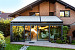 Elektrische boven zonwering met rits W350 250x150 cm (bxd) Incl. afstandsbediening type I.O.