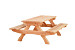 Douglas picknicktafel Ellis, bladmaat 180 x 75 cm, groen geïmpregneerd