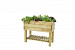 Minigarden robuust grenen 80 x 100 x 50 cm (HxBxD), groen geïmpregneerd.