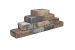 Tumbelwall getrommeld Kilimanjaro 30x20x10cm