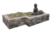 Tumbelwall getrommeld Kilimanjaro 30x20x10cm