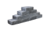 Tumbelwall getrommeld Mount Everest 30x20x10cm