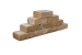 Tumbelwall getrommeld Mont Blanc 30x20x10cm