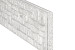 Betonplaat Nostalgie motief 4,8 x 36 x 184 cm, grijs ongecoat