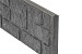 Betonplaat Romeins rotsmotief 4,8 x 36 x 184 cm, antraciet ongecoat