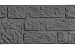Betonplaat Romeins rotsmotief 4,8 x 26 x 184 cm, antraciet ongecoat