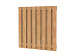 Douglas geschaafd plankenscherm 17-planks 18 mm, 180 x 180 cm, onbehandeld.