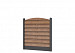 Betonpaal glad met diamantkop 10 x 10 x 280 cm, antraciet ongecoat, eindpaal.