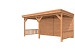 Douglas buitenverblijf Comfort/DHZ achterwand Zweeds rabat enkelzijdig 371 cm, onbehandeld.