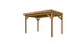 Douglasvision buitenverblijf Comfort 400 x 270 cm, groen geïmpregneerd.