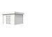 Topvision tuinhuis Parelhoen 400x300 cm, wit gespoten.